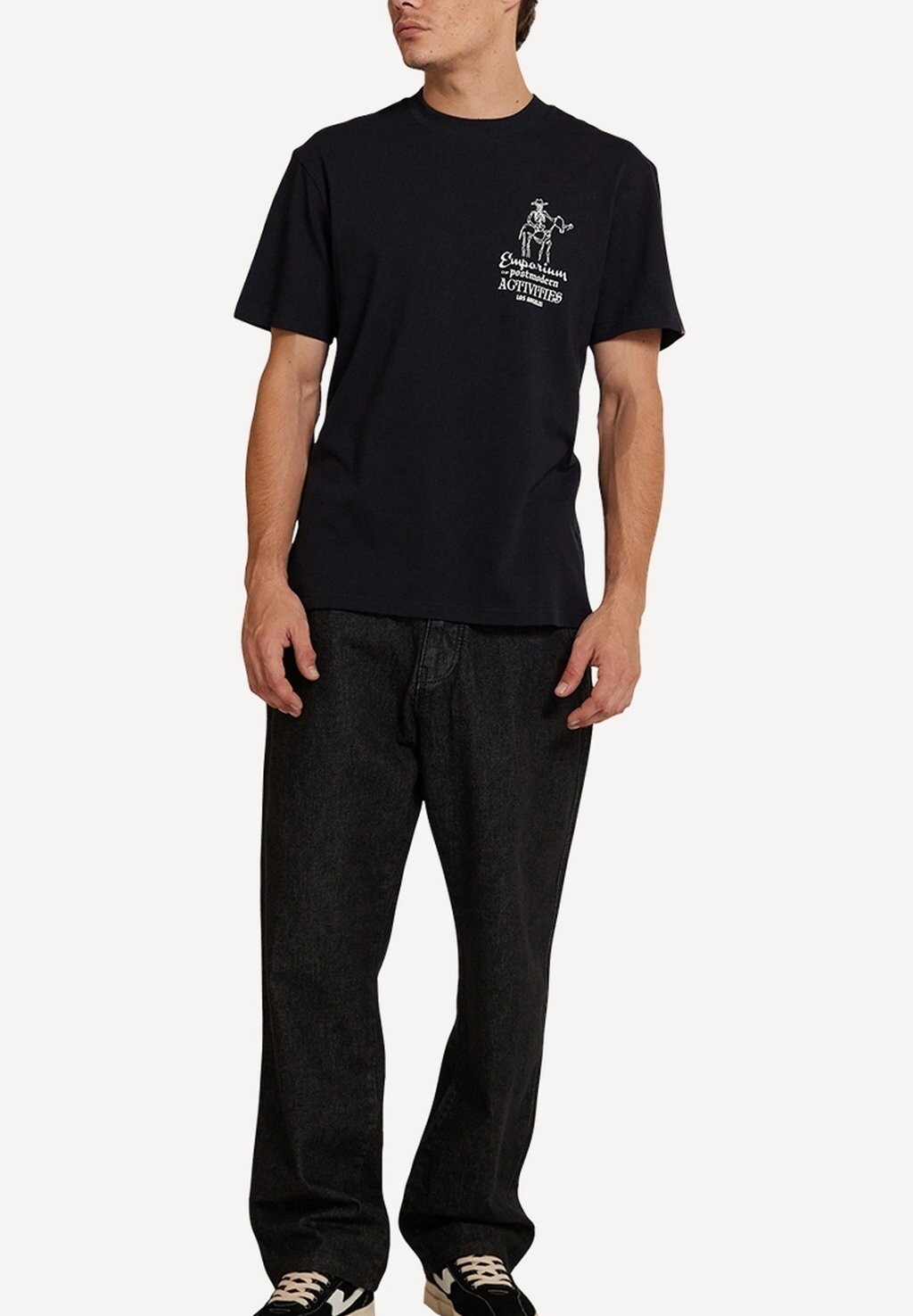 

Футболка с принтом LA ADDRESS BOX FIT TEE Deus Ex Machina, черный