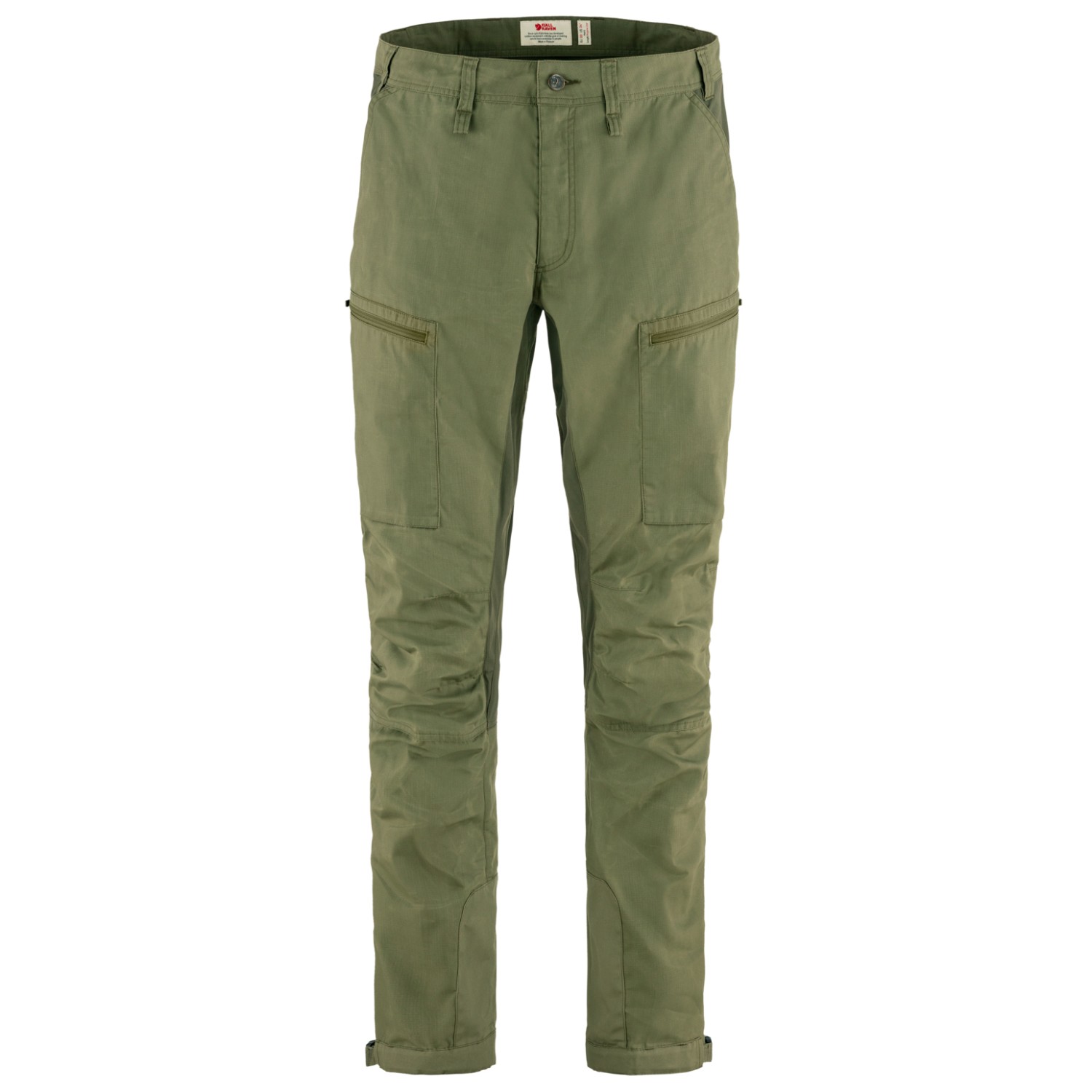 цена Трекинговые брюки Fjällräven Abisko Lite Trekking Trousers, цвет Green/Laurel Green