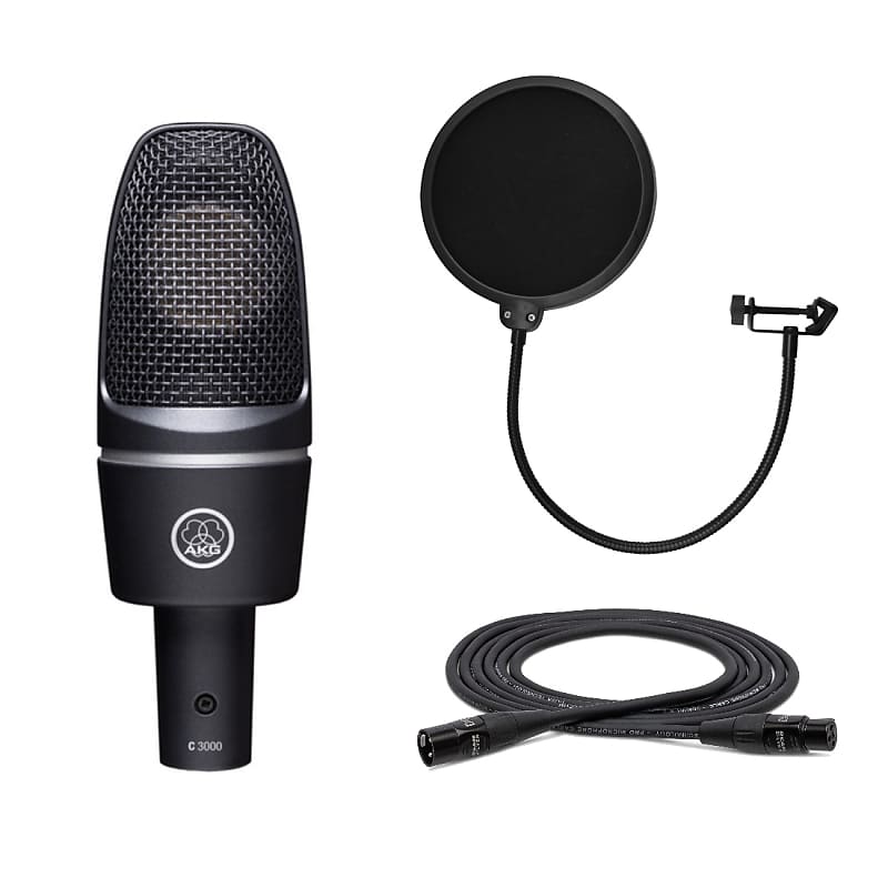 цена Конденсаторный микрофон AKG C3000, Pop, XLR