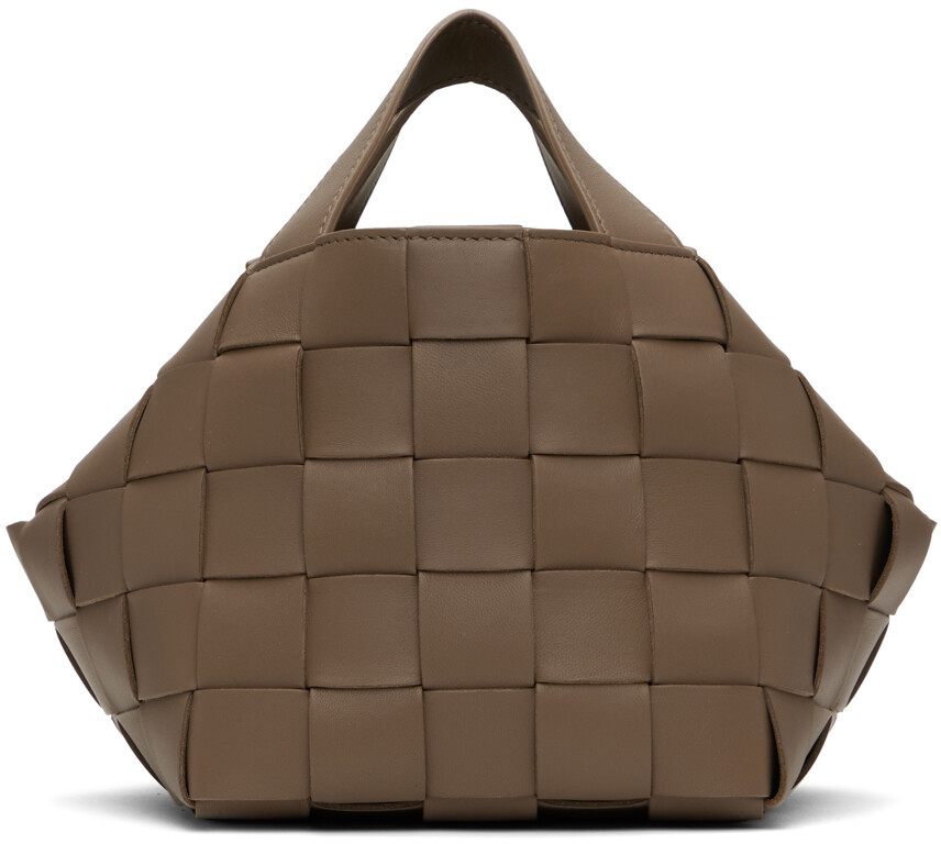 

Сумка-кассета для боулинга темно-серого цвета Bottega Veneta