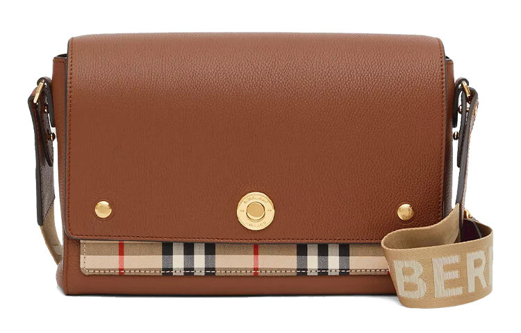 

Сумка-мессенджер женская Burberry Vintage Plaid Match Note, коричневый
