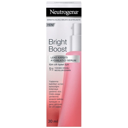 Bright Boost Осветляющая сыворотка 30 мл, Neutrogena маска neutrogena bright boost осветляющая гидрогелевая 30 мл