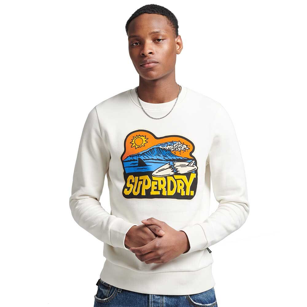 

Толстовка Superdry Vintage Travel Sticker, белый