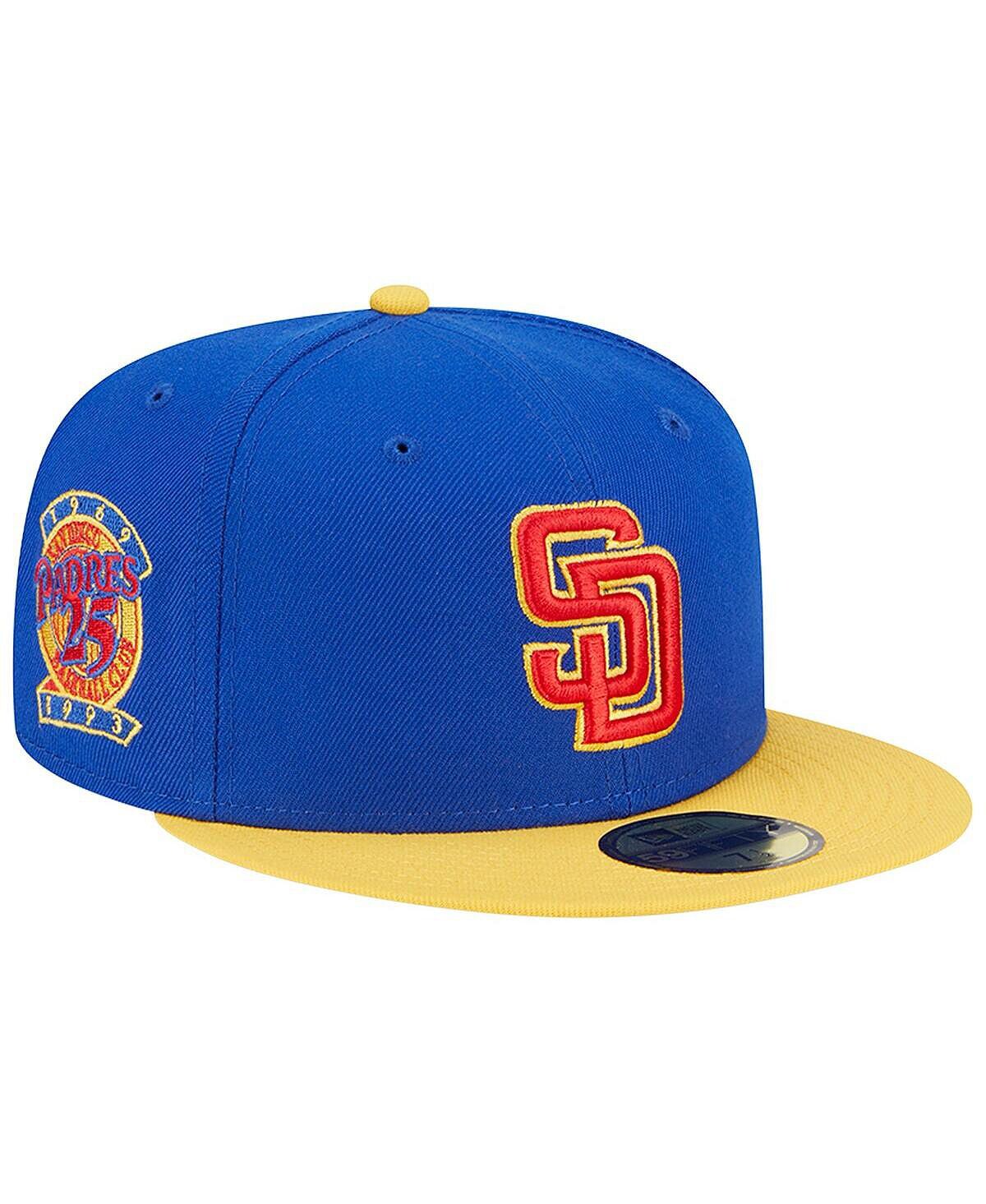 

Мужская приталенная шляпа королевского желтого цвета San Diego Padres Empire 59FIFTY New Era