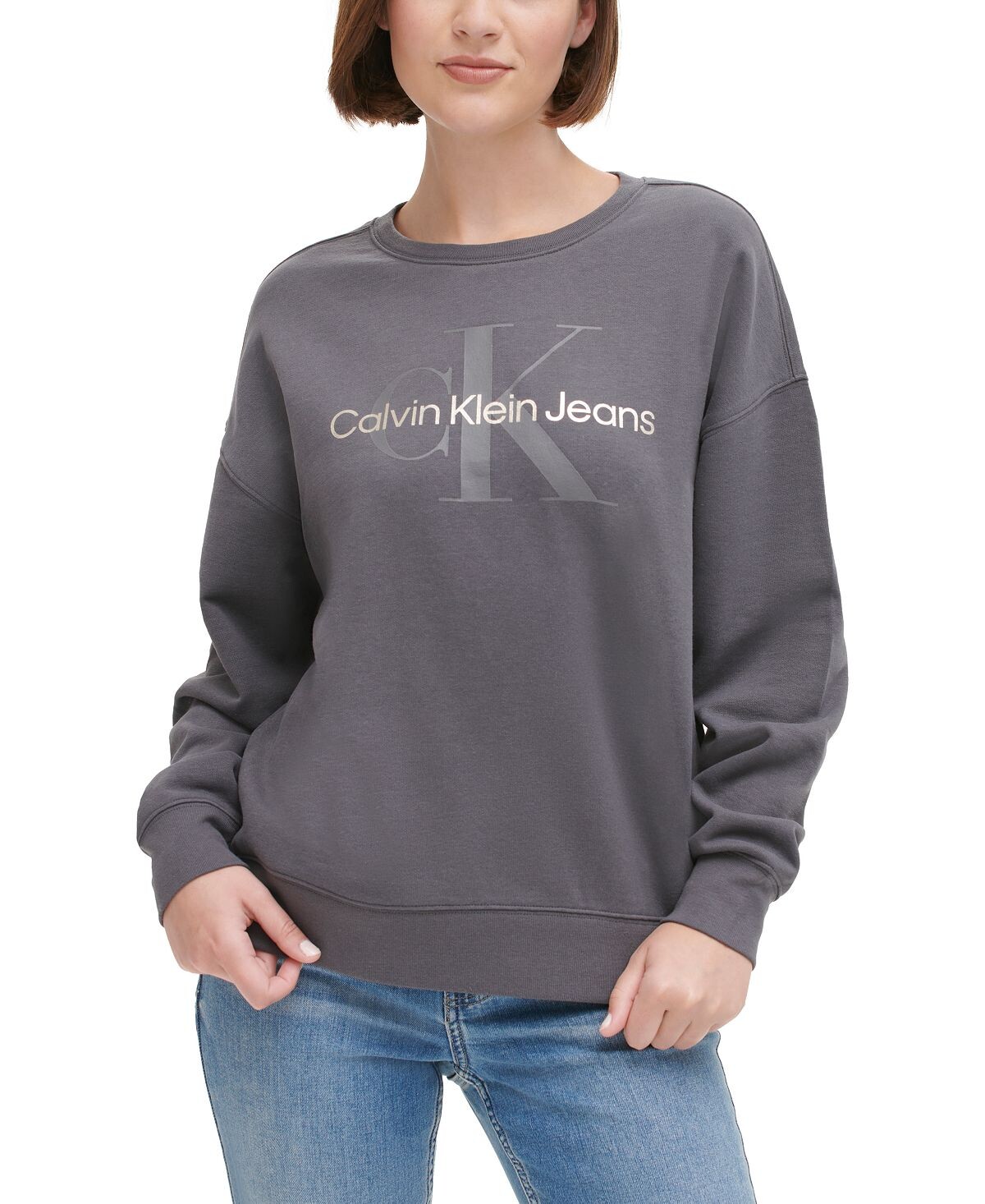 

Женский свитшот с фольгированным логотипом West Village Calvin Klein Jeans
