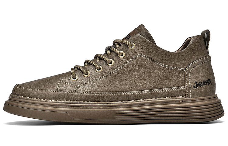 

Кроссовки Jeep Skateboarding Shoes Men Low-top, коричневый