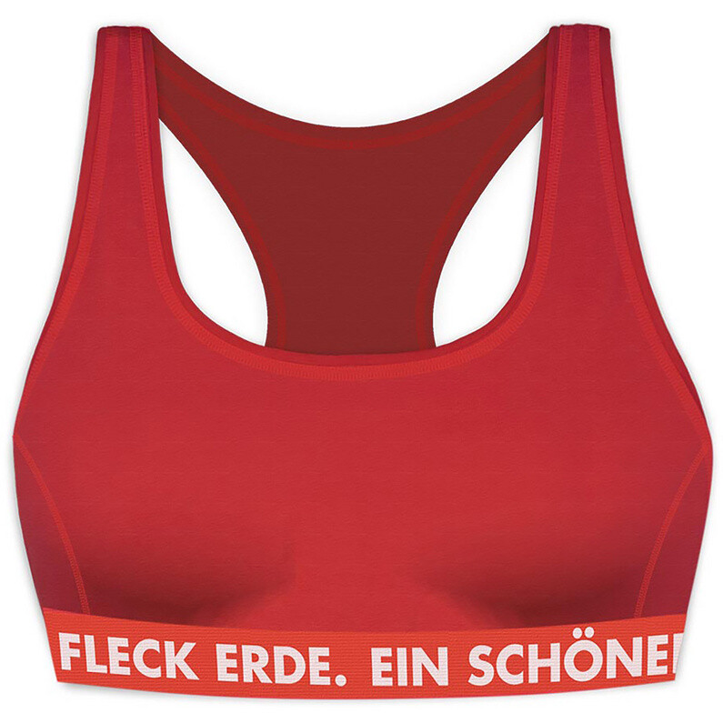 

Женский спортивный бюстгальтер Luisa Ein schöner Fleck Erde, красный