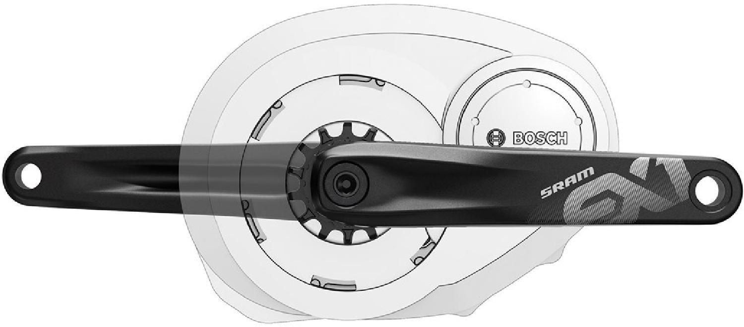 

Комплект шатунов для электронного велосипеда EX1 SRAM, черный
