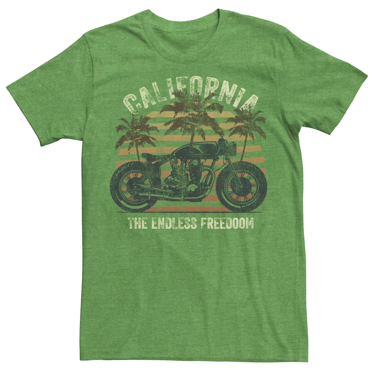 Мужская футболка Sunset California 'The Endless Freedom' Licensed Character