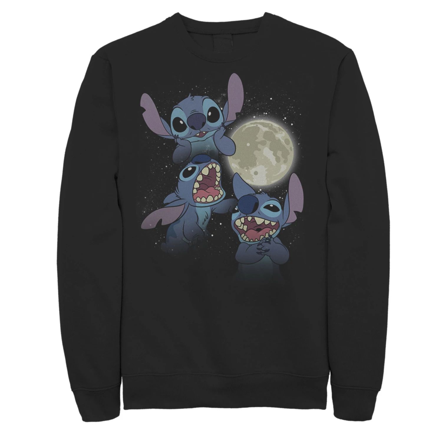 свитшот lilo Мужской свитшот Disney Lilo & Stitch Moonlight Collage