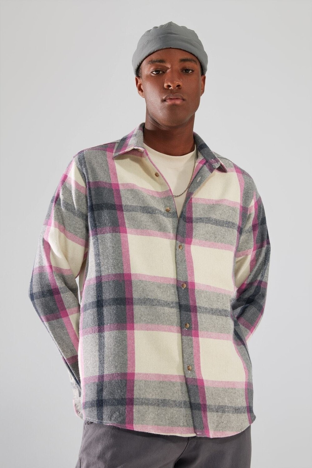 

Рубашка Trendyol Lumberjack стандартного кроя, серый