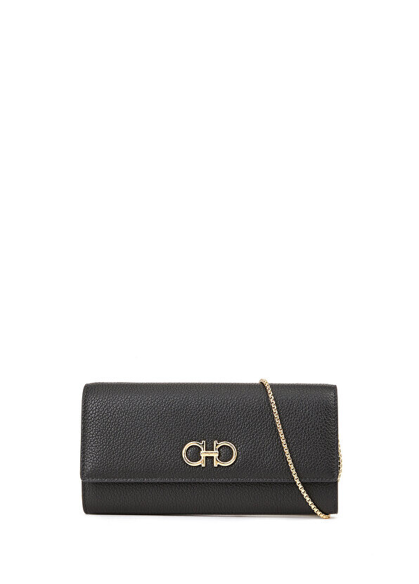 

Черная женская кожаная сумка Ferragamo