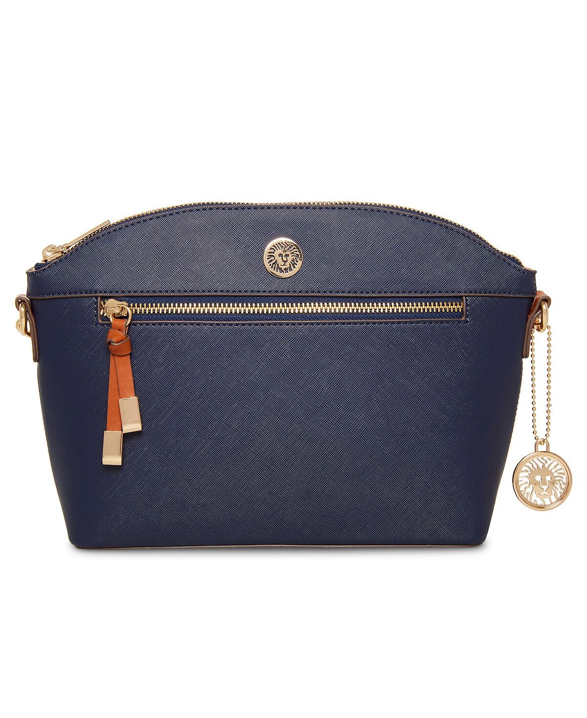 

Изогнутая сумка через плечо Anne Klein, синий