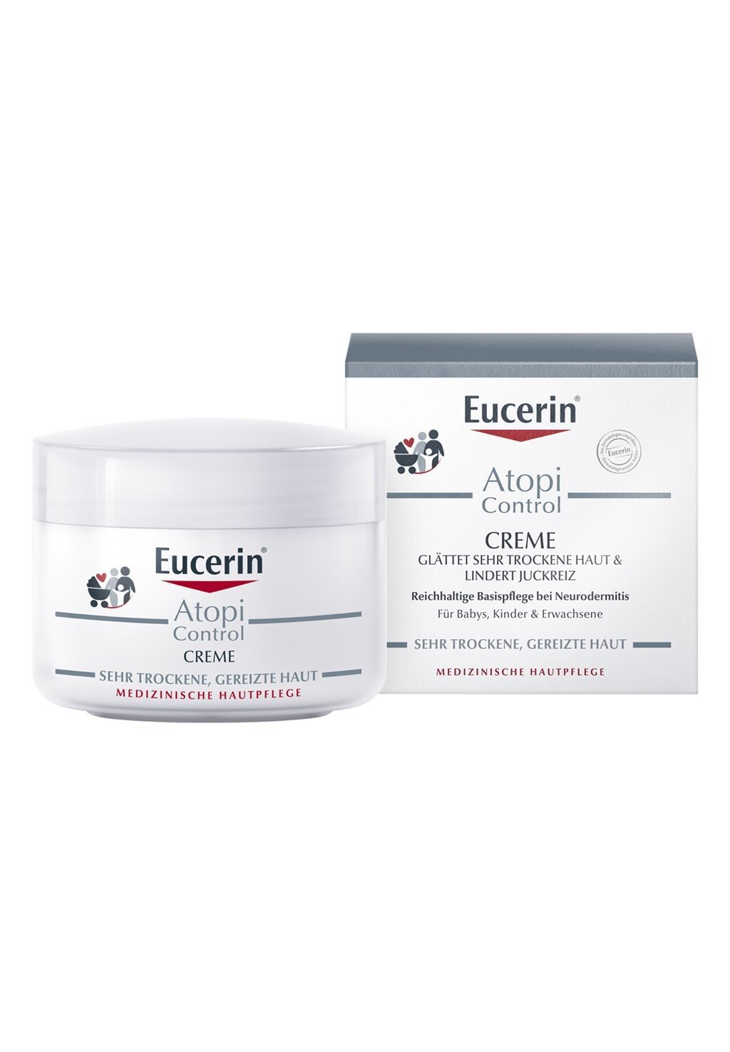 

Увлажняющий уход KÖRPERPFLEGE CREME ATOPICONTROL, HAUTCREME BEI TROCKNER HAUT & N Eucerin