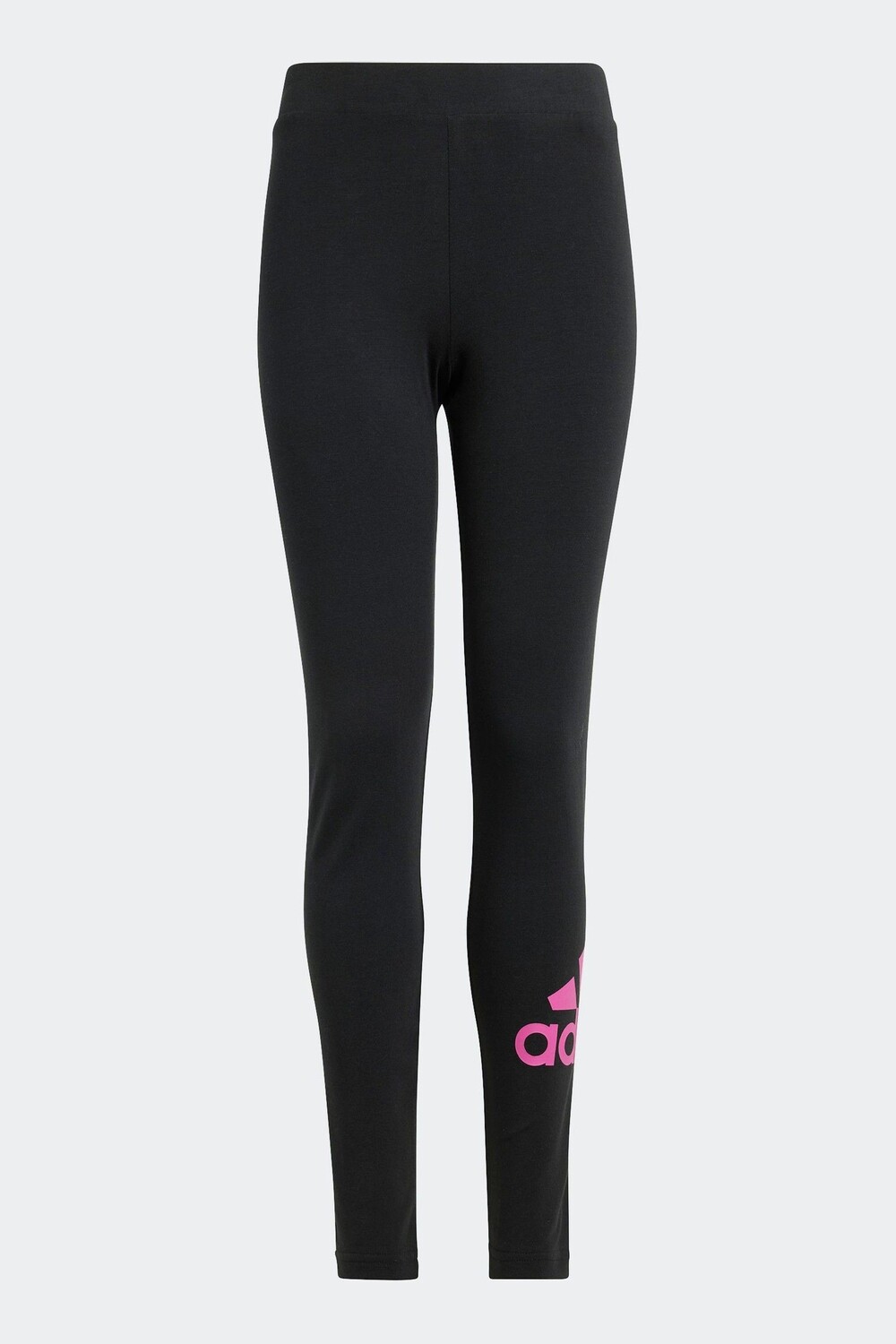 

Хлопковые леггинсы Essentials с большим логотипом adidas, черный