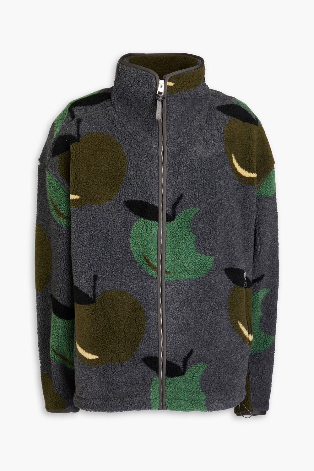 

Флисовая куртка с принтом Jw Anderson, темно-серый
