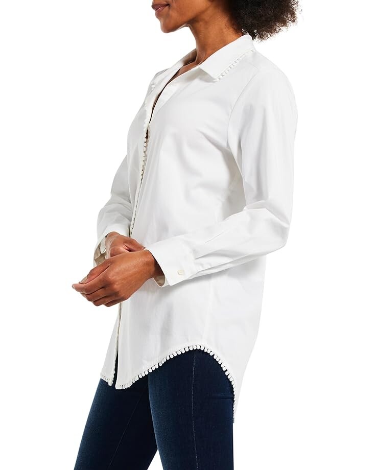 

Рубашка NIC+ZOE Round About Shirt, цвет Paper White