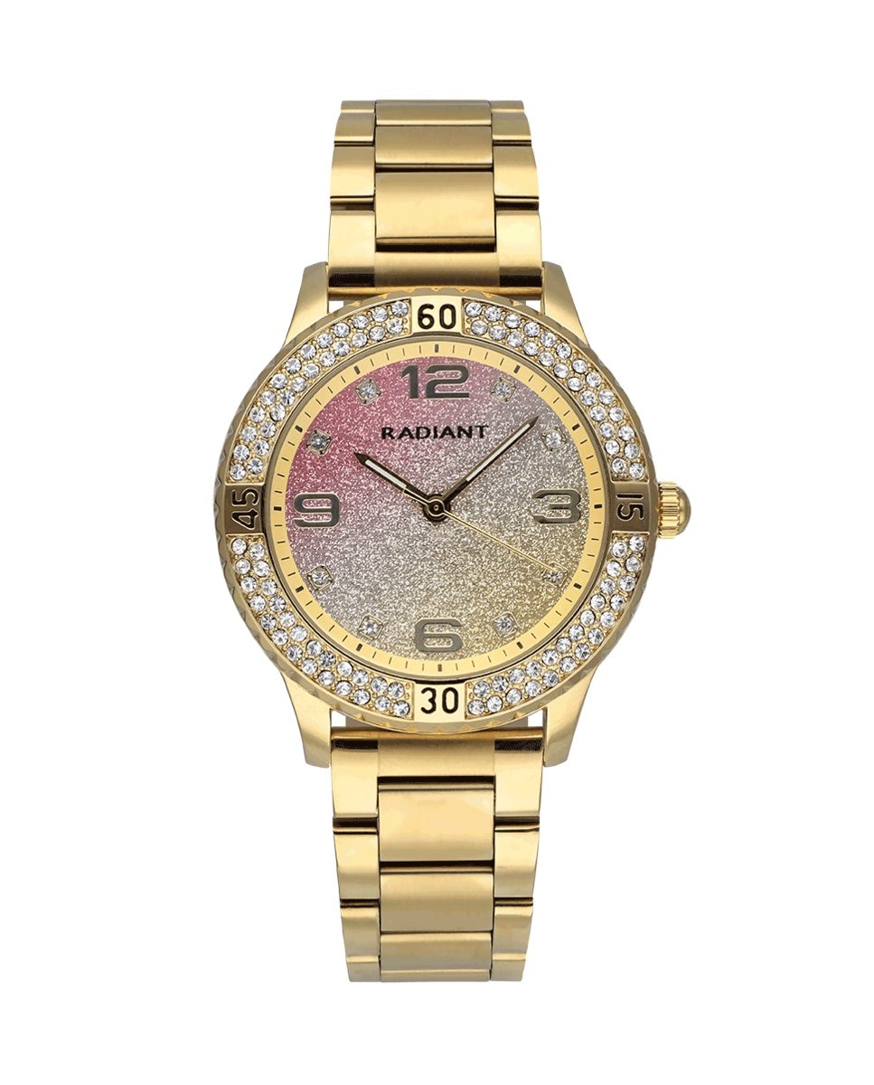 цена Женские часы Frozen RA564202 со стальным и золотым ремешком Radiant, золотой