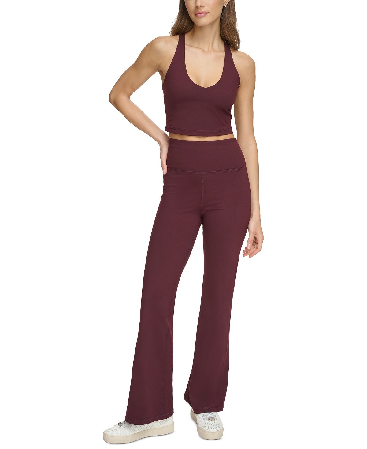 

Женские расклешенные брюки Performance Balance с высокой посадкой DKNY