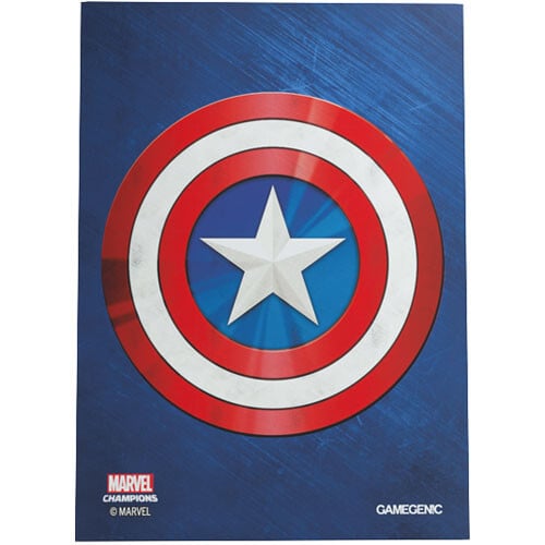 

Настольная игра Gamegenic Marvel Champions Sleeves: Captain America