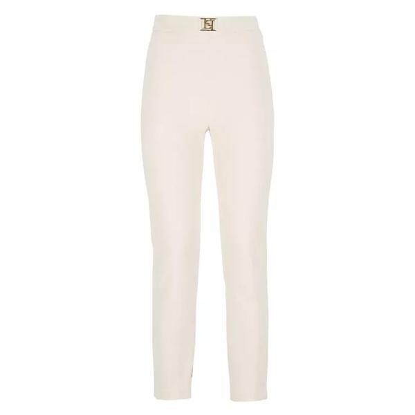 

Брюки crepe pants Elisabetta Franchi, бежевый