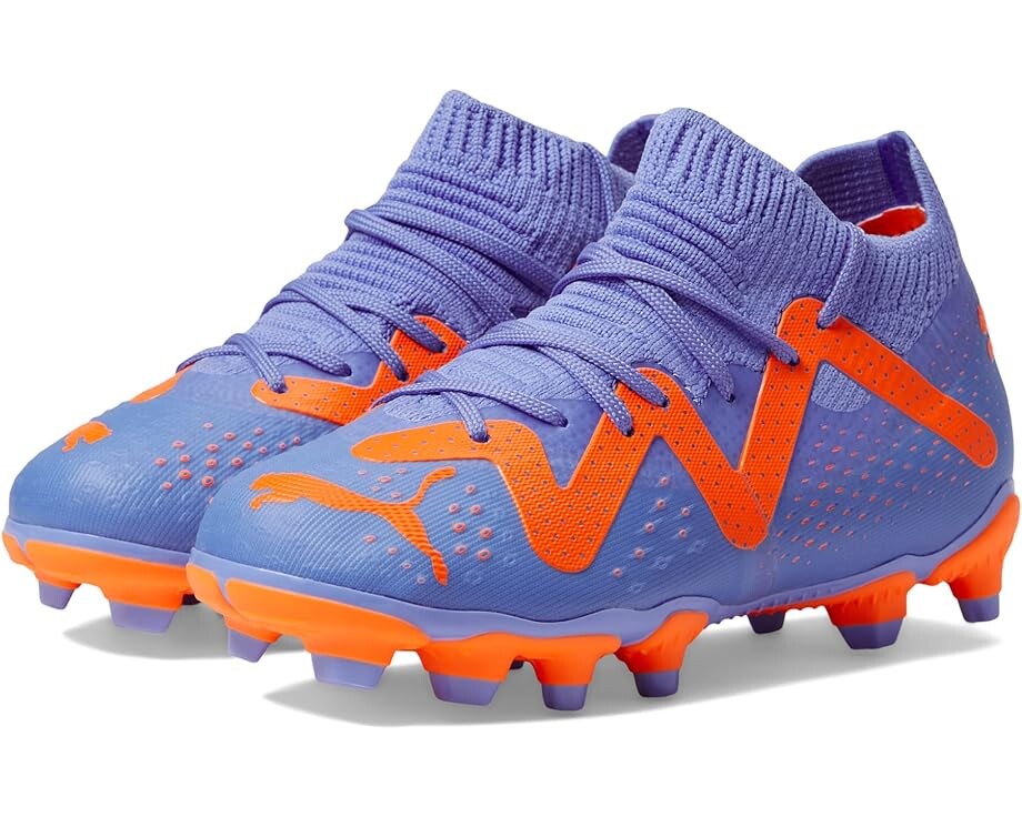 

Кроссовки Puma Future Match Firm Ground/Artificial Ground, цвет Blue Glimmer/Puma White/Ultra Orange