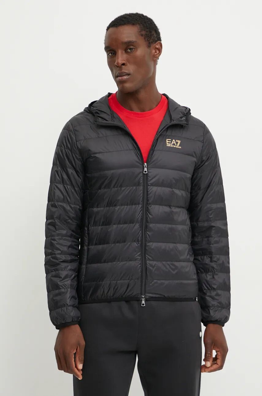 

Пуховик EA7 Emporio Armani, черный