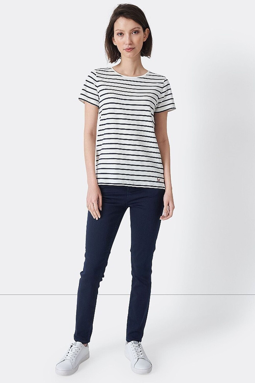 

Суперэластичные джинсы с 5 карманами Crew Clothing Company, синий