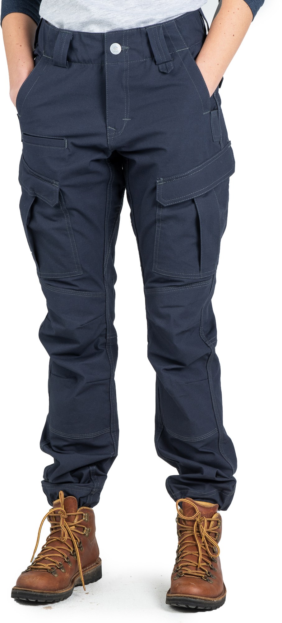 Готовый комплект Брюки-карго - женские Dovetail Workwear, синий цена и фото