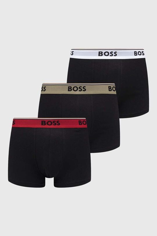 

Комплект из трех боксеров BOSS Boss, черный