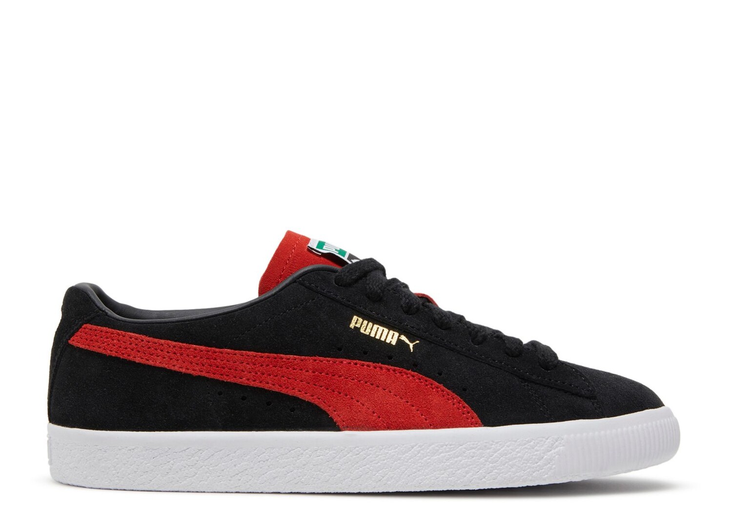 Кроссовки Puma Suede Vtg Teams 'Black Burnt Red', черный