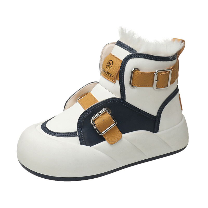

Зимние ботинки женские Abcylm, цвет Black/Gold