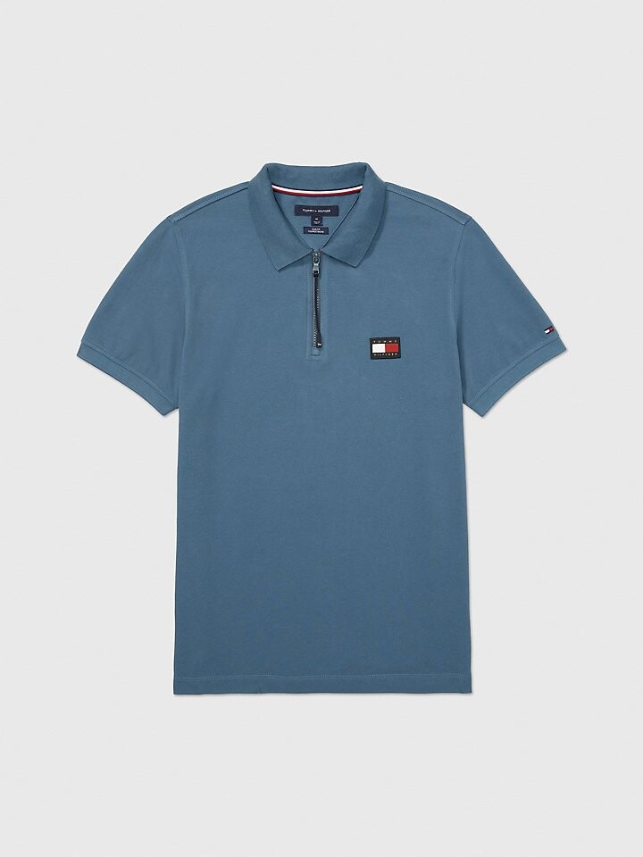 

Поло Slim Fit с поп-воротником Tommy Adaptive