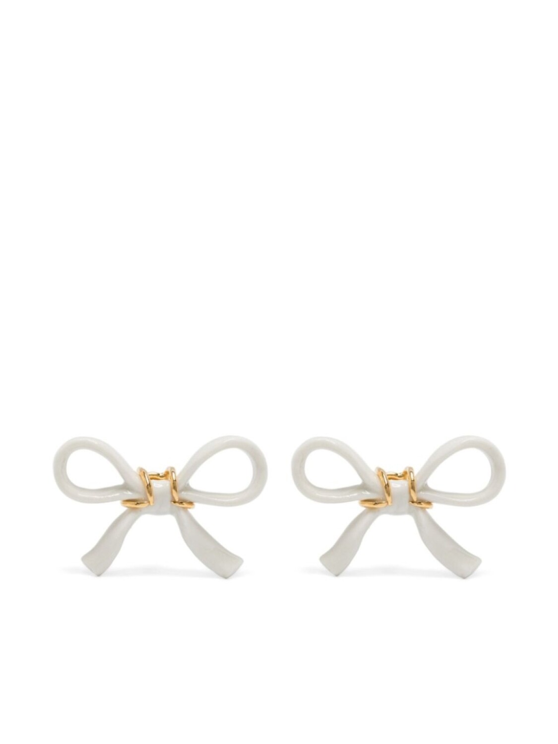 

Серьги Bow Andres Gallardo, белый