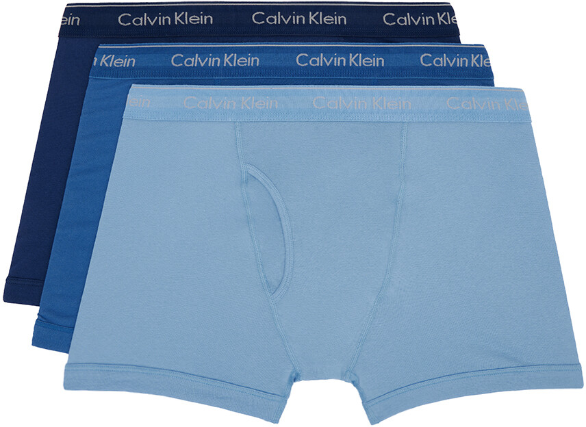 

Набор из трех синих боксеров Calvin Klein Underwear