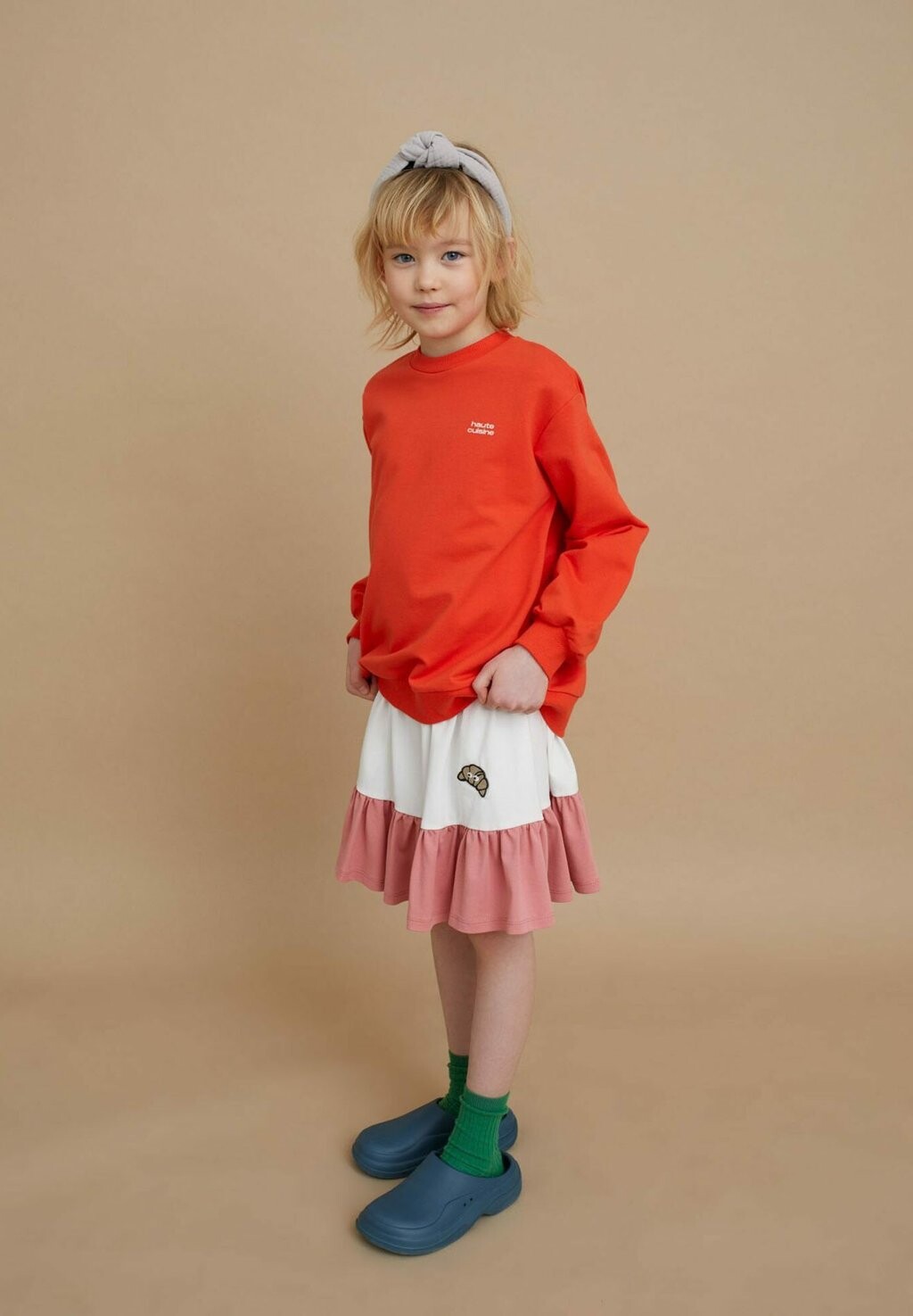 

Юбка А-силуэта CROISSANT TWO COLOUR Oxox Club, цвет pink