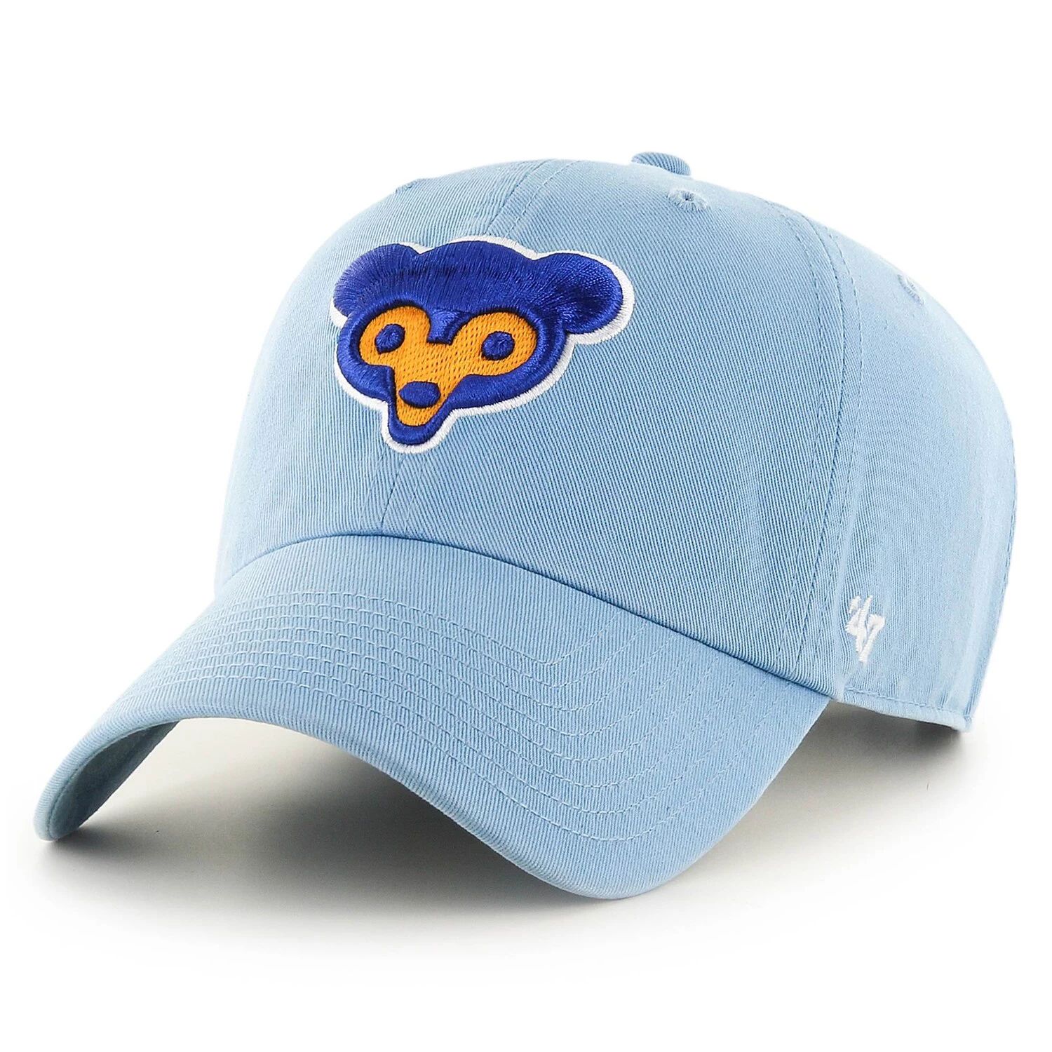 Мужская голубая регулируемая шляпа с логотипом Chicago Cubs '47 Cooperstown Collection