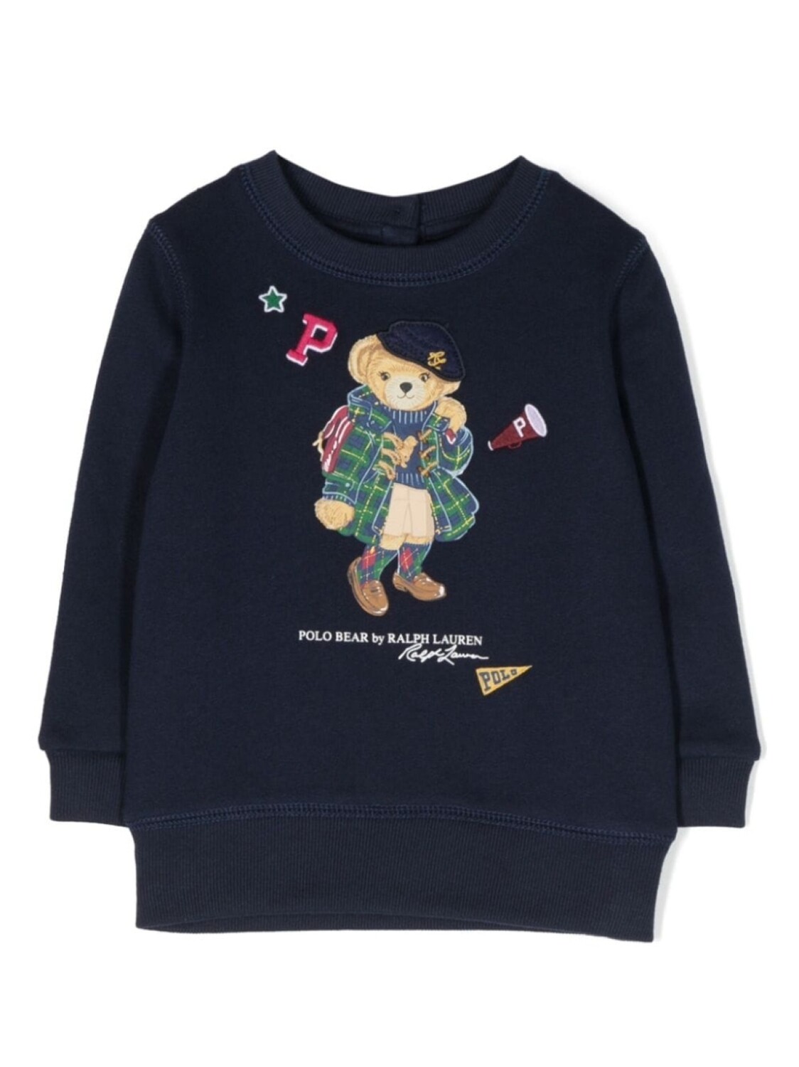 

Ralph Lauren толстовка с принтом Polo Bear, синий