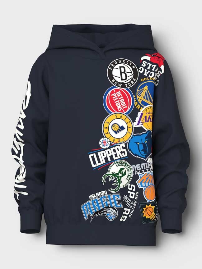 

Толстовка Name It NKMJUSTY NBA, синий