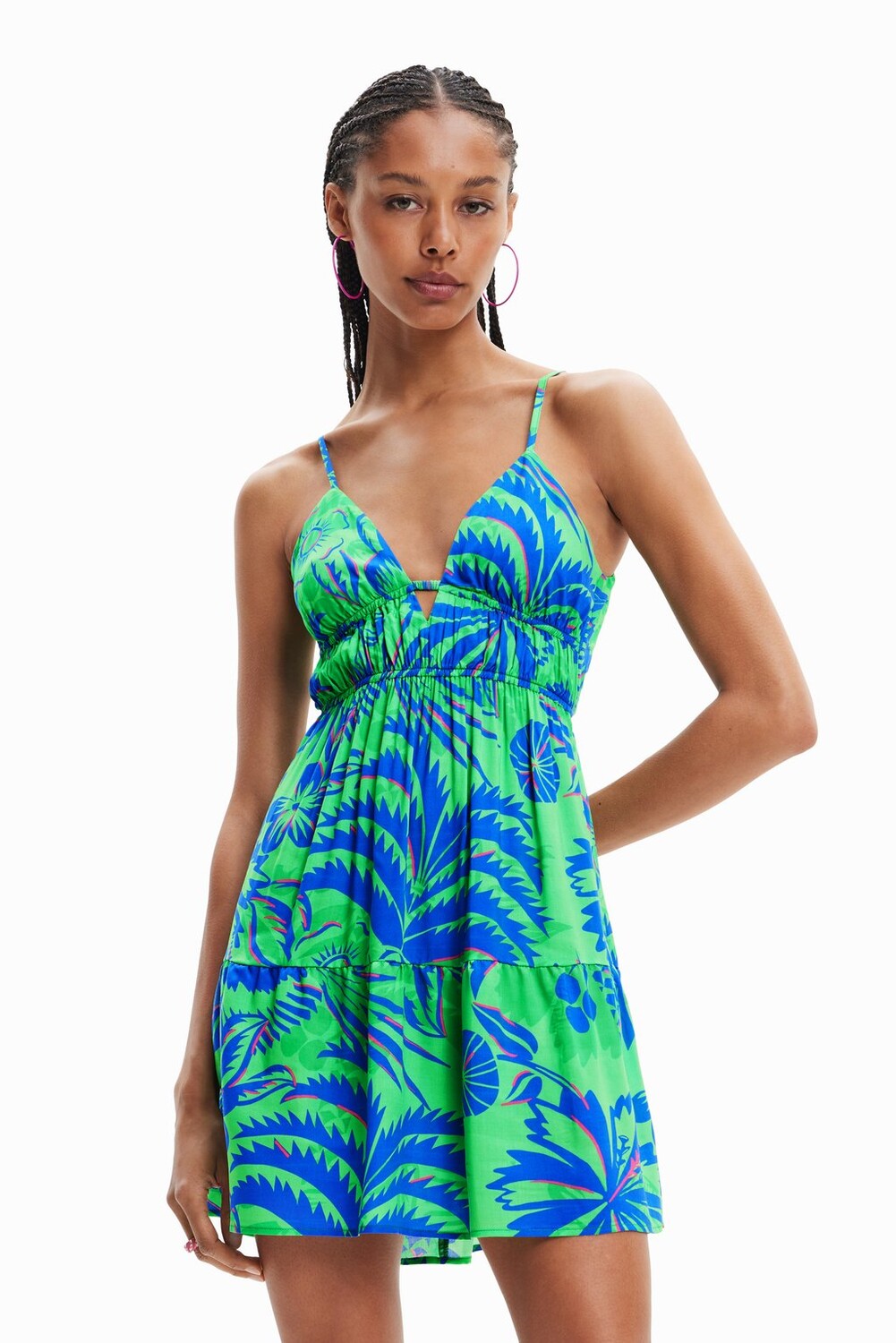 

Летнее платье Desigual, зеленый
