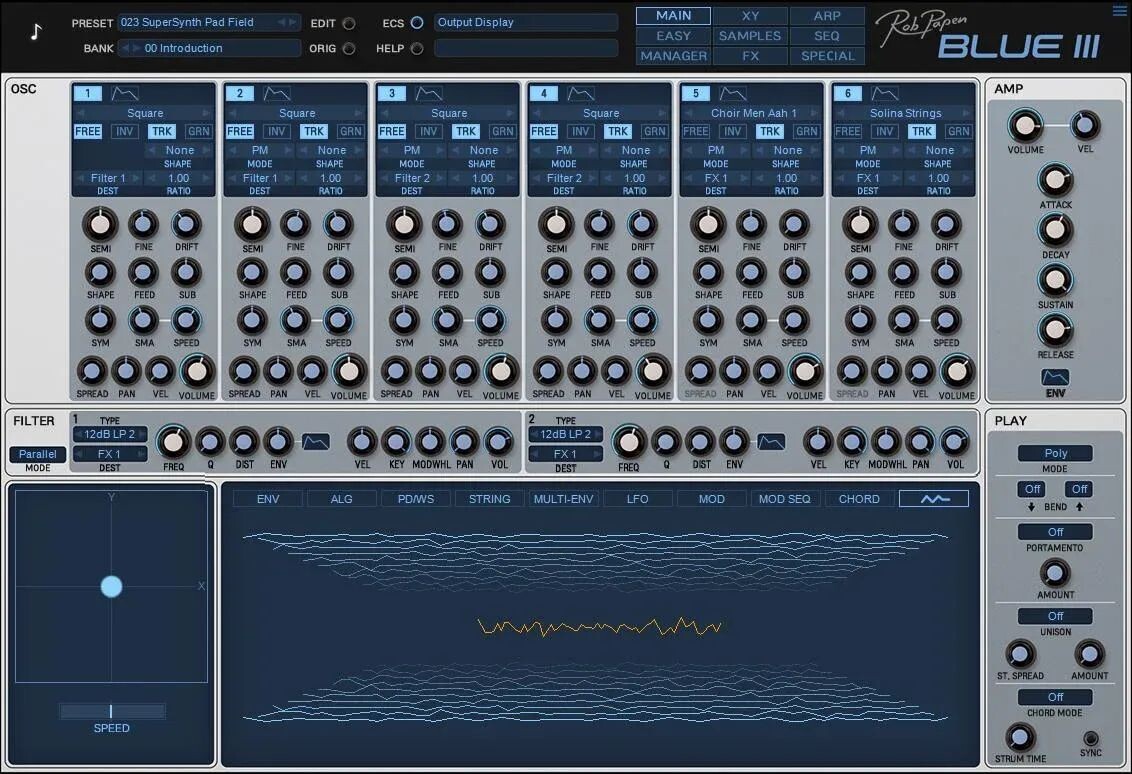 

Плагин синтезатора FM Rob Papen Blue III