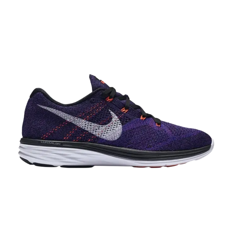 

Кроссовки Nike Flyknit Lunar 3 'Vivid Purple', фиолетовый