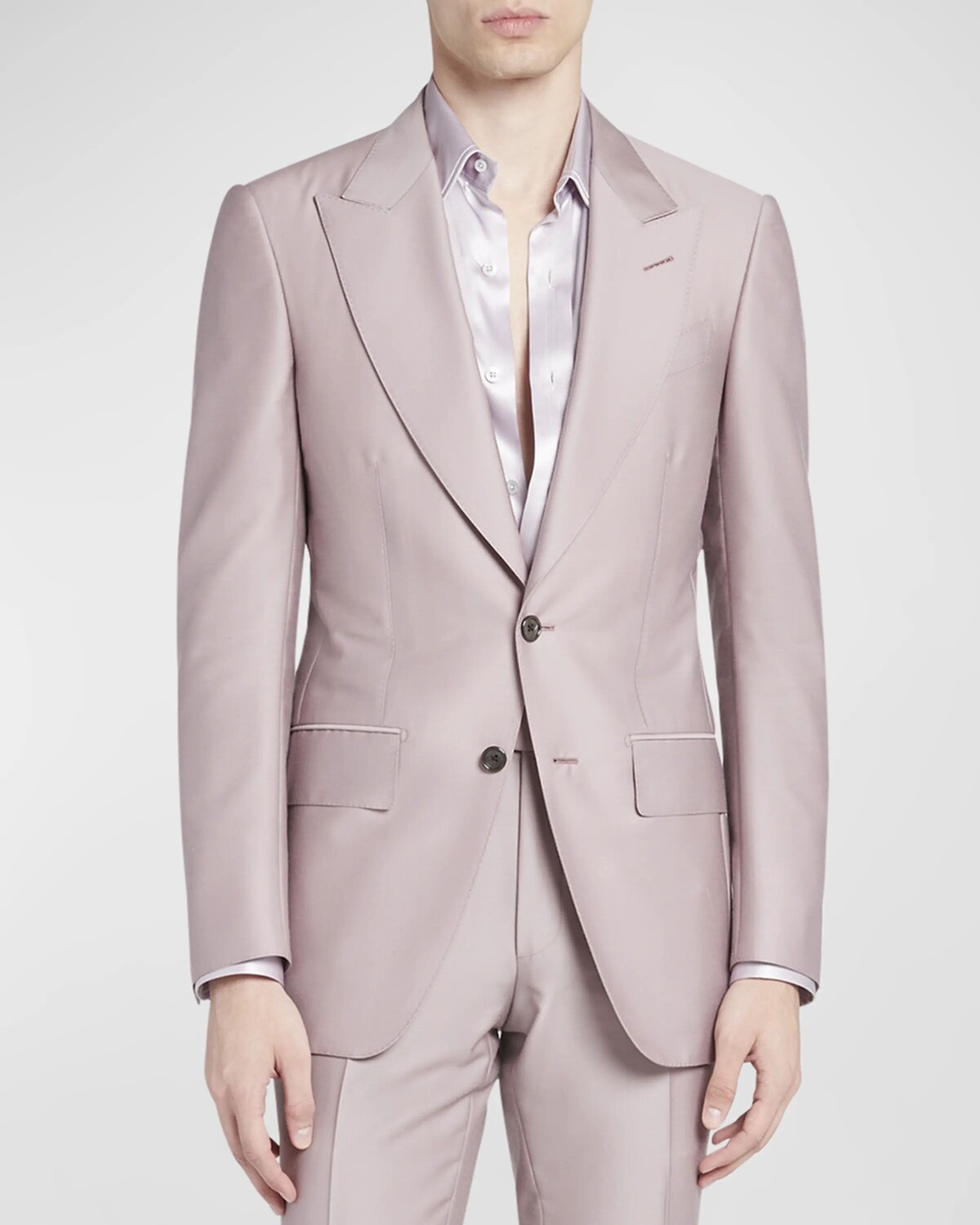 

Мужской смокинг Mikado Atticus, окрашенный в пряжу TOM FORD, цвет Dusty Rose