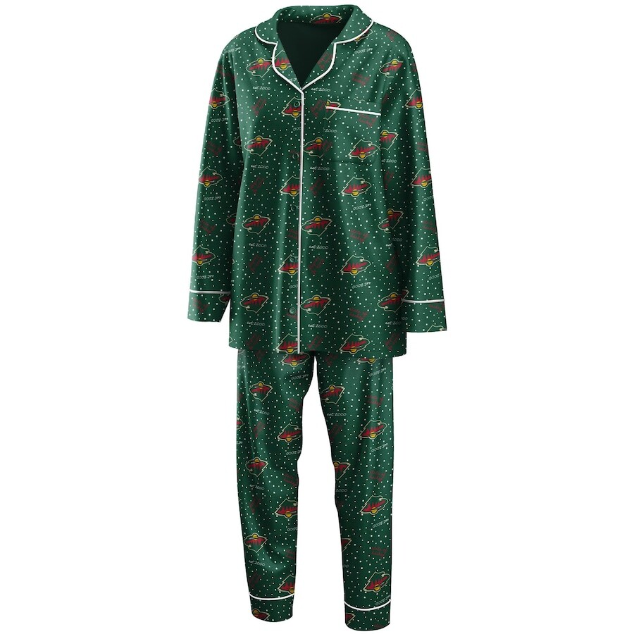 

Пижамный комплект WEAR by Erin Andrews Minnesota Wild, зеленый