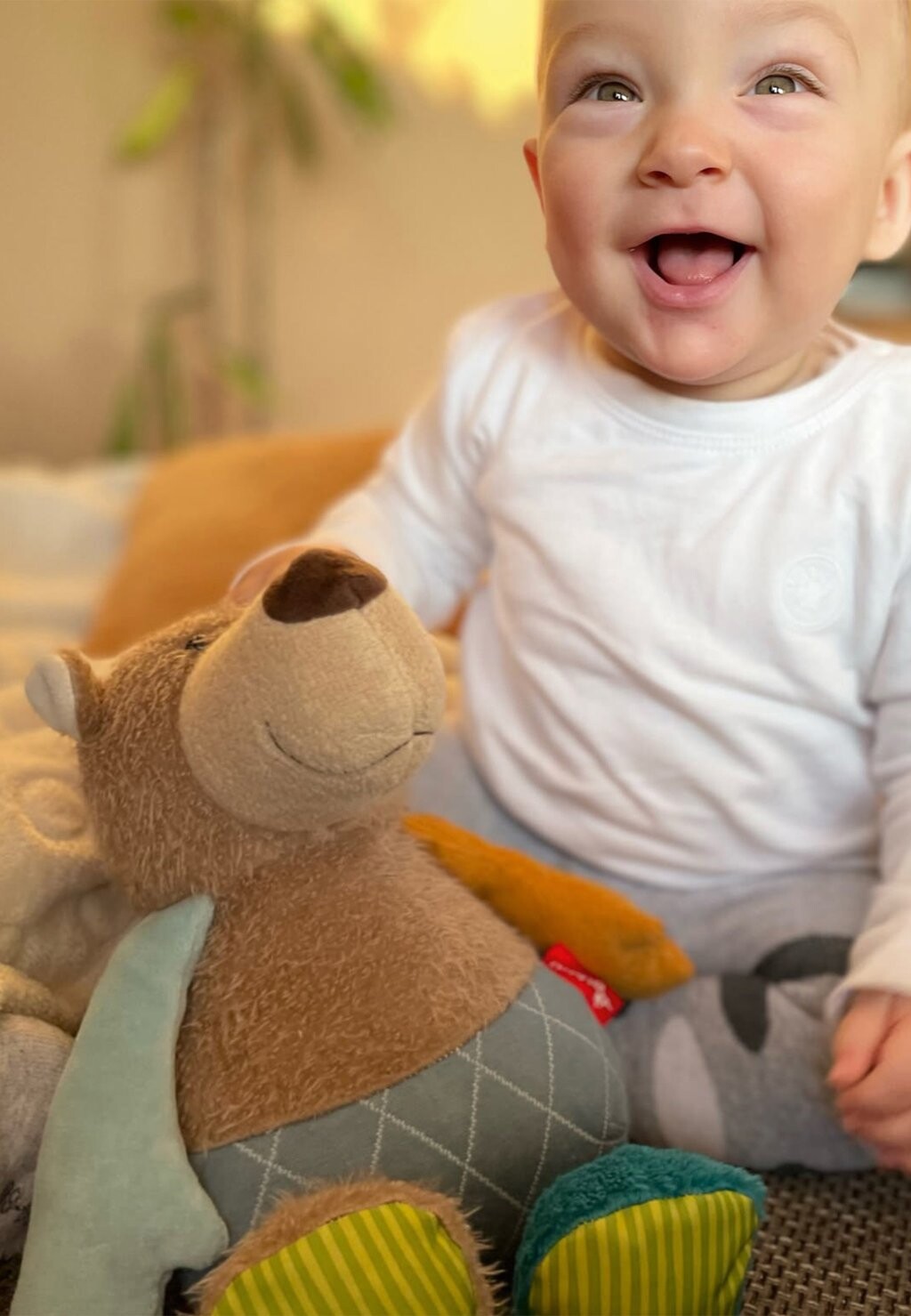 

Мягкая игрушка BÄR PATCHWORK SWEETY sigikid, цвет braun mehrfarbig