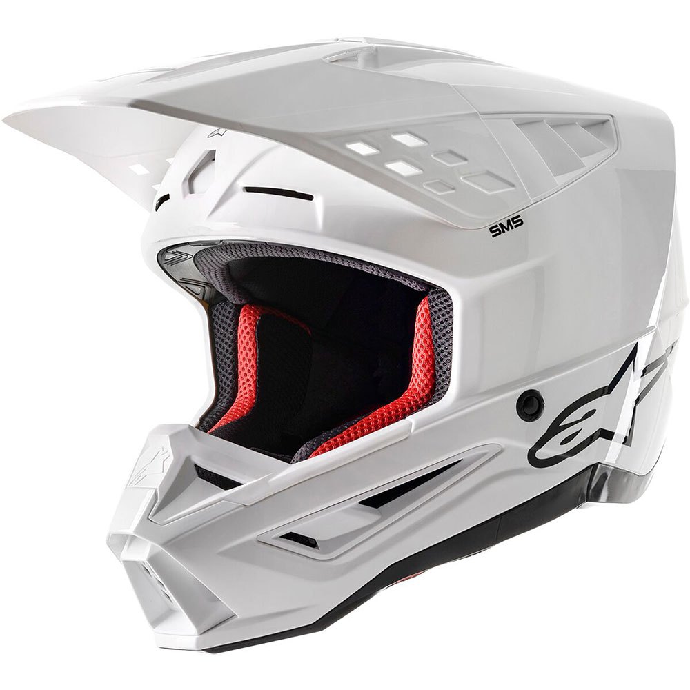цена Шлем для мотокросса Alpinestars S-M5 Solid Ece 22.06, белый
