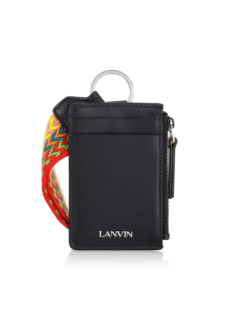 

Футляр для карт на ремешке Lanvin, черный