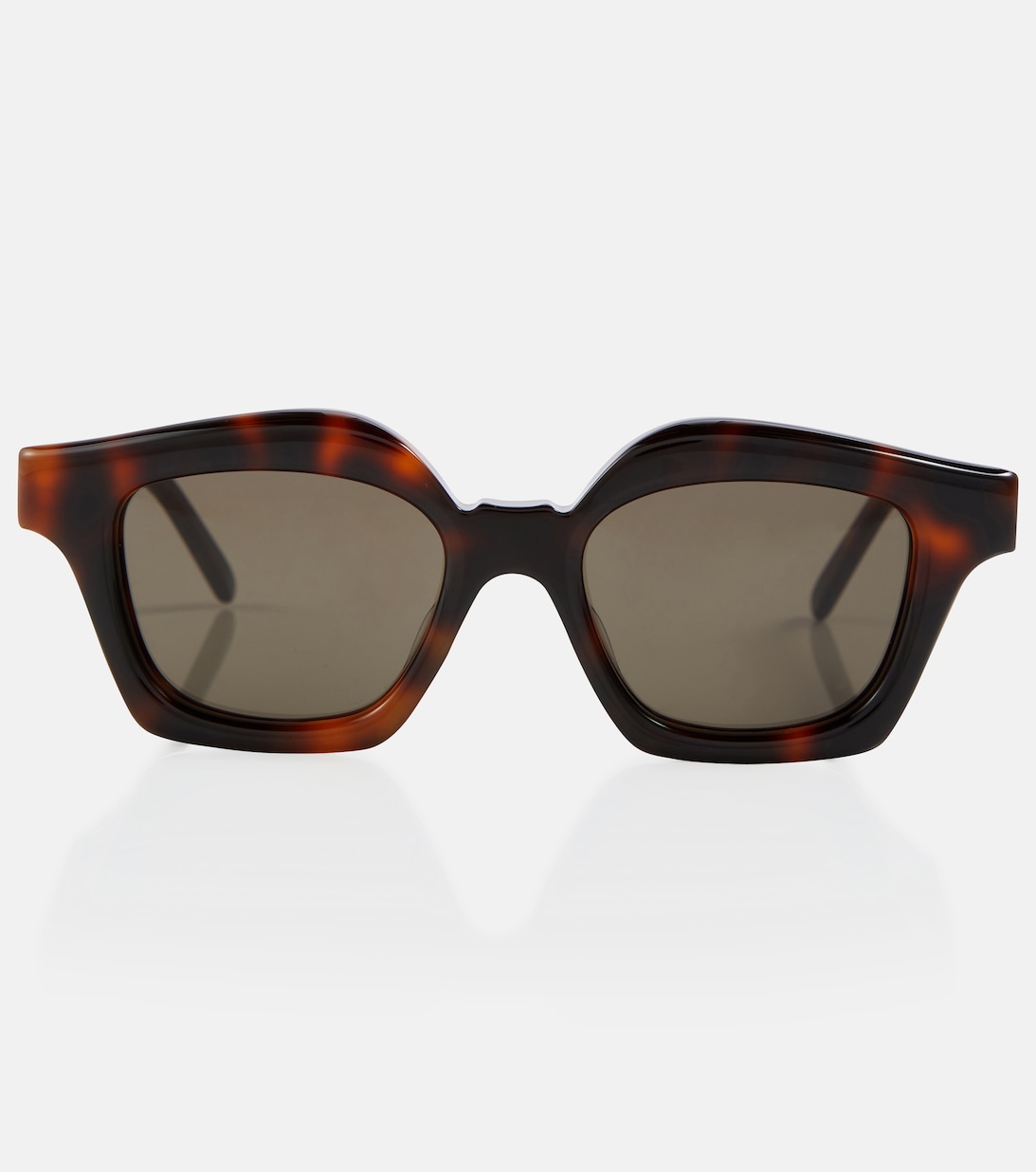 Квадратные солнцезащитные очки Loewe, коричневый