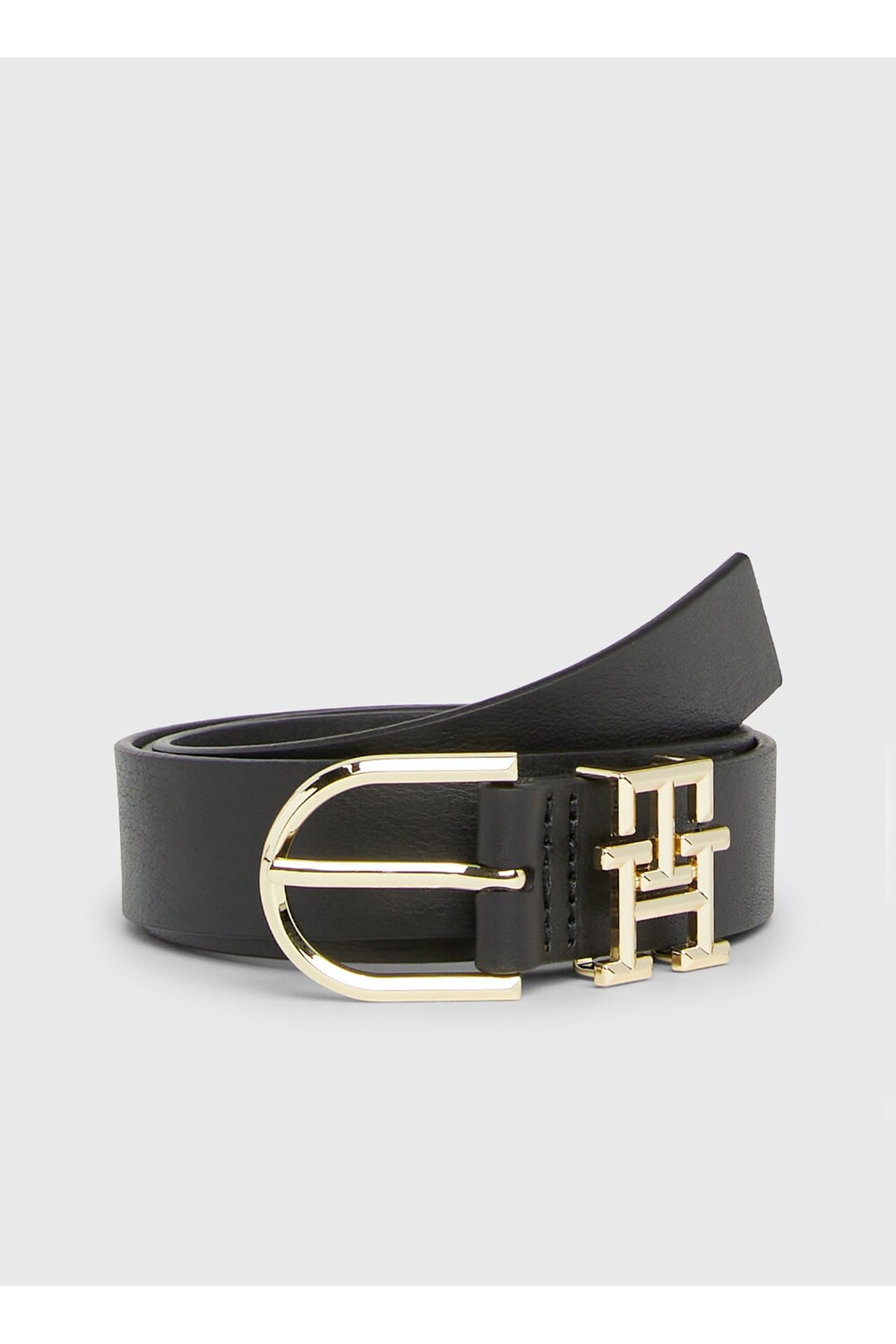 

Черный женский ремень TH LUX Tommy Hilfiger