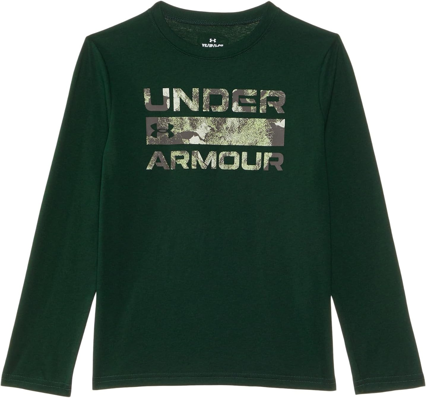 

Футболка Under Armour Kids Ua Stacked Logo Long Sleeve Tee, цвет Forest Green